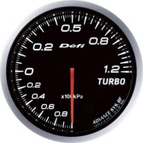DEFI Advance BF White 60mm 1.2 Bar Boost Gauge (Metric) *SPECIAL ORDER/NO CANCELATIONS*